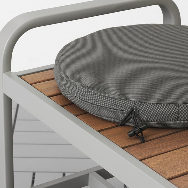 FRÖSÖN/DUVHOLMEN chair cushion, outdoor, dark grey, 35 cm