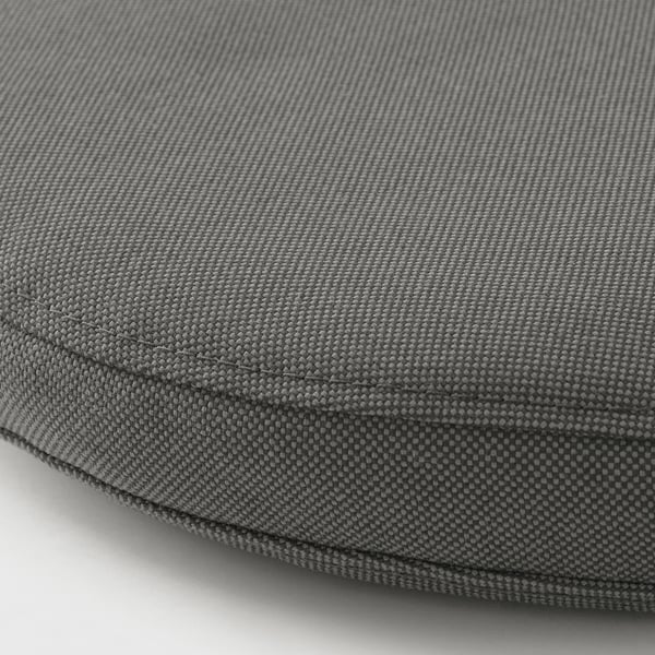 FRÖSÖN cover for chair cushion, outdoor dark grey, 35 cm