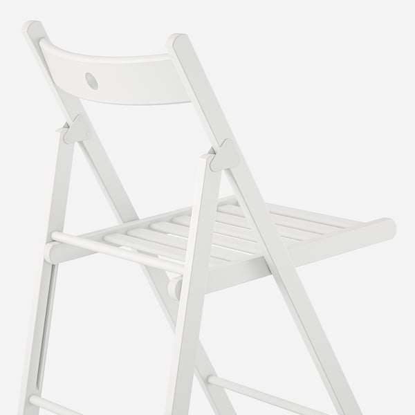 FRÖSVI folding chair, white, 38x77x51 cm