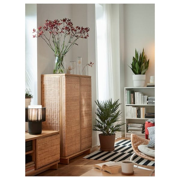 Ikea FRYKSÅS - Cabinet, rattan, 81x124 cm