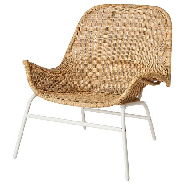 FRYKSÅS armchair, rattan, 50x84x85 cm