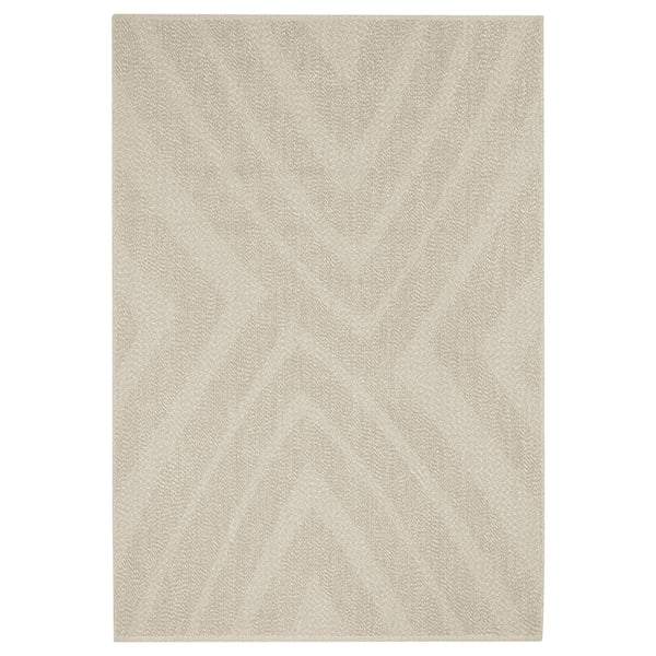 FULLMAKT rug flatwoven, in/outdoor, beige/mélange, 170x240 cm