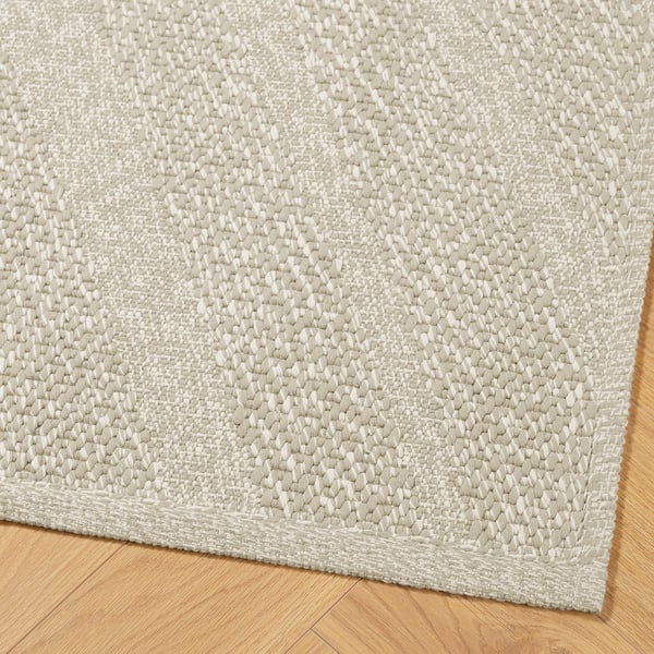 FULLMAKT rug flatwoven, in/outdoor, beige/mélange, 80x150 cm