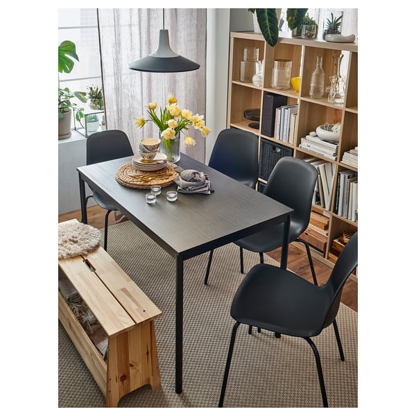 FYRTIOFYRA pendant lamp, white/black, 38 cm