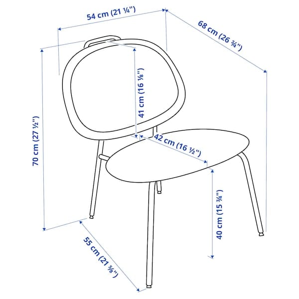 Ikea GÄVLE - Poltrona, Diseröd rosso