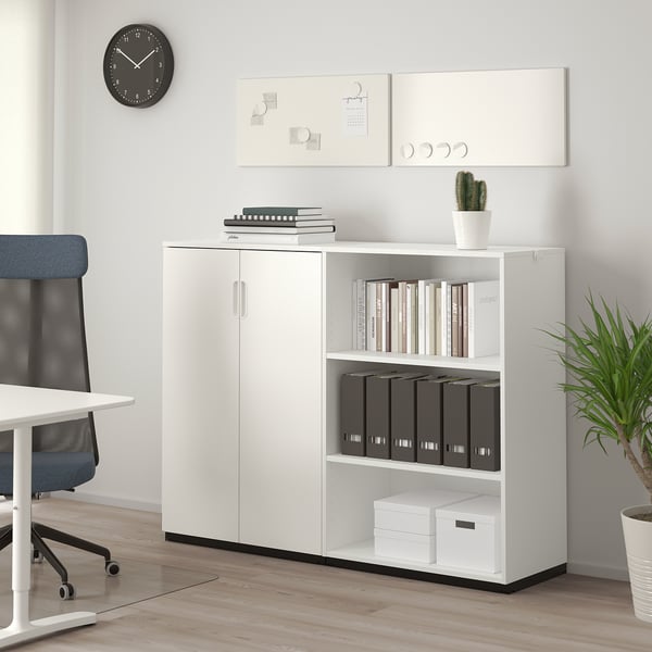 GALANT storage combination, white, 160x120 cm
