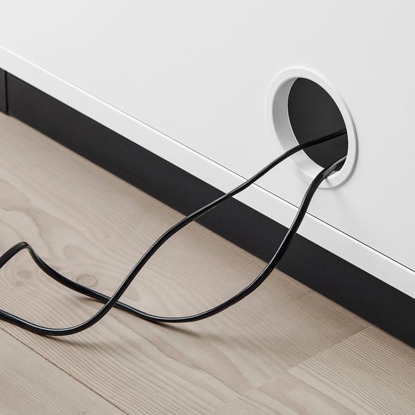 GALANT cabinet with doors, white, 80x120 cm