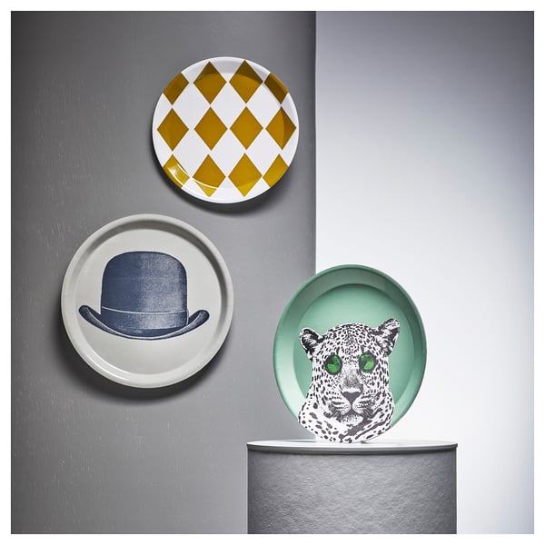 GALLERISKOG wall decoration, set of 3, mixed motifs