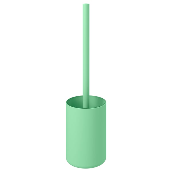 GANSJÖN toilet brush, light green, 10 cm