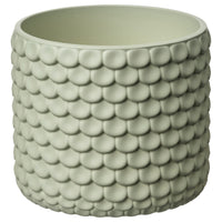 GLACIÄRBJÖRN plant pot, light green, 9 cm