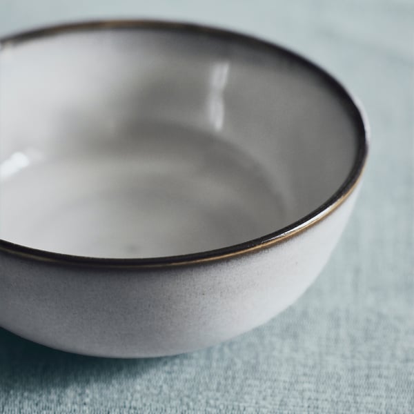 GLADELIG bowl, grey, 14 cm