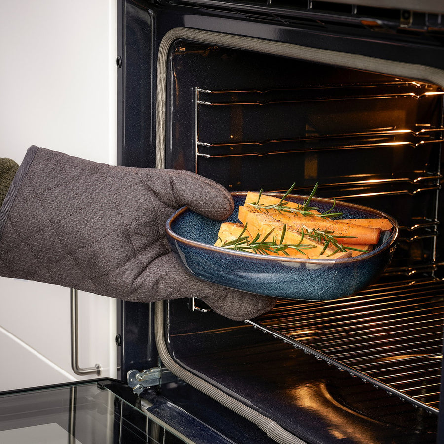GLADELIG oven dish, set of 2, blue