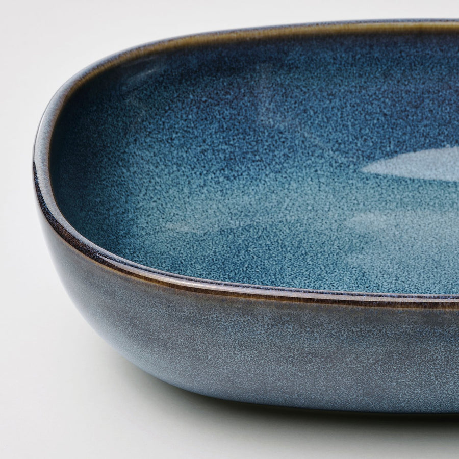 GLADELIG oven dish, set of 2, blue