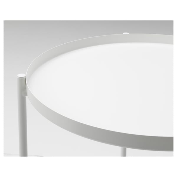 GLADOM tray table, white, 45x53 cm