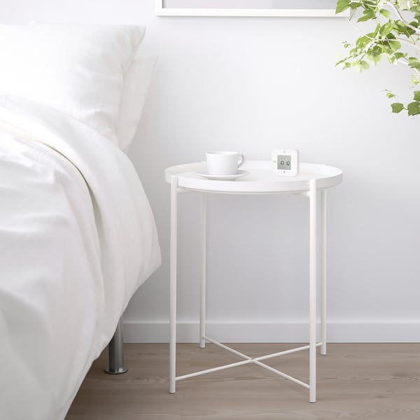 GLADOM tray table, white, 45x53 cm