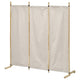 GLAMBERGET room divider, pine/Katorp beige, 150x150 cm