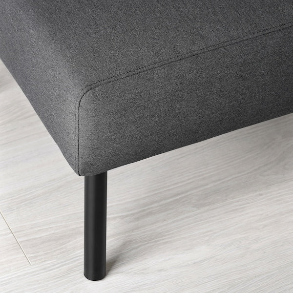 GLOSTAD footstool, Knisa dark grey, 68x58 cm