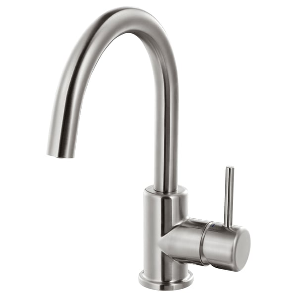 GLYPEN mixer tap, stainless steel effect