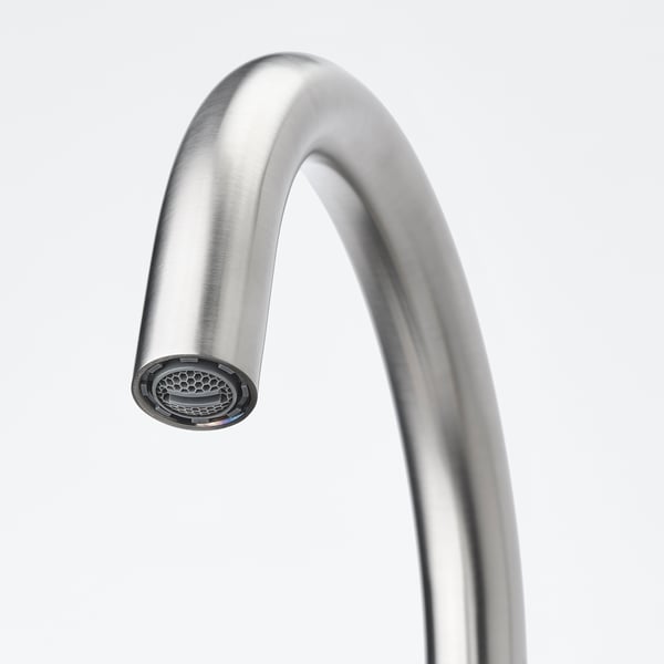GLYPEN mixer tap, stainless steel effect