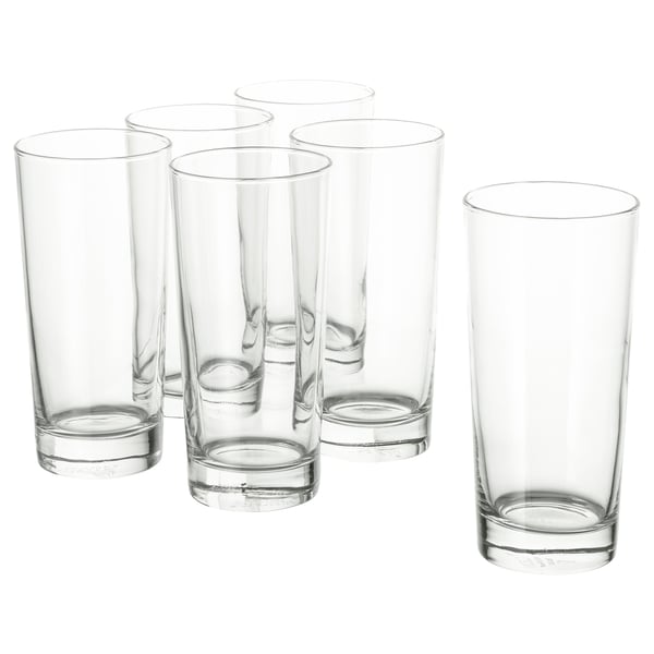 GODIS glass, clear glass, 40 cl, 6 pack