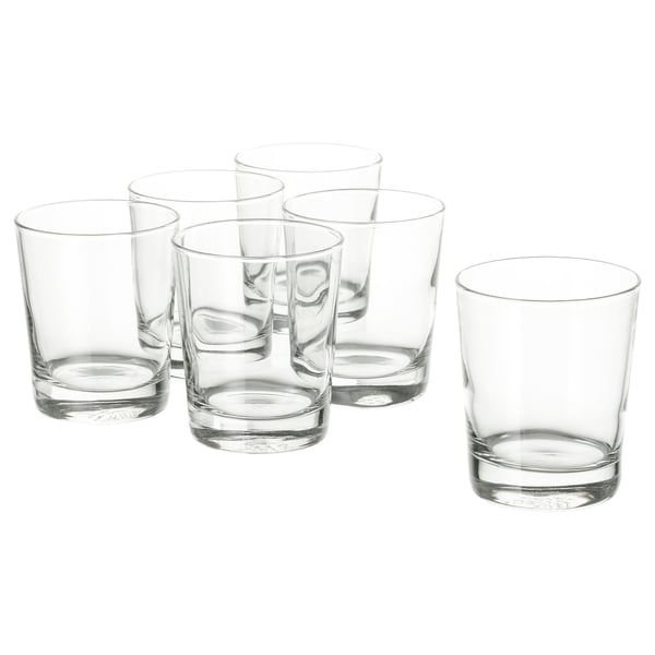 GODIS glass, clear glass, 23 cl, 6 pack