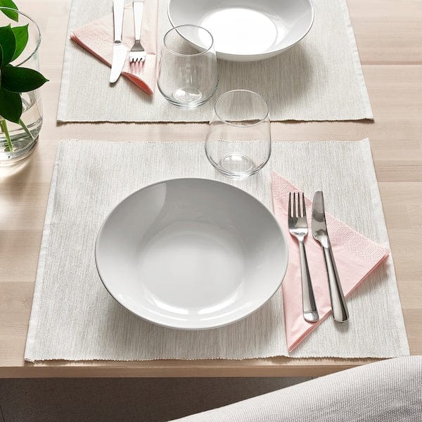 Ikea GODMIDDAG - Deep plate, white, 23 cm