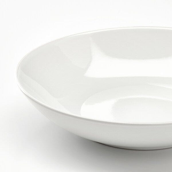 Ikea GODMIDDAG - Deep plate, white, 23 cm