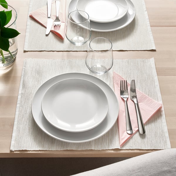 GODMIDDAG 18-piece service, white