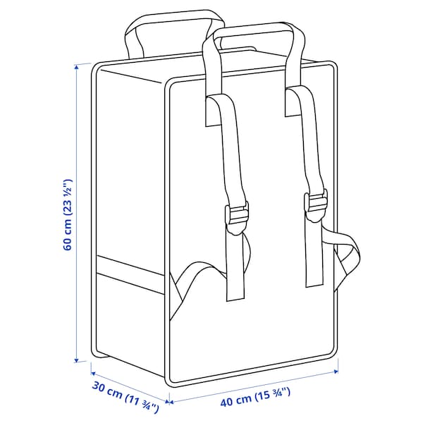 Ikea GÖRSNYGG - Bag, blue, 40x30x60 cm/72 l