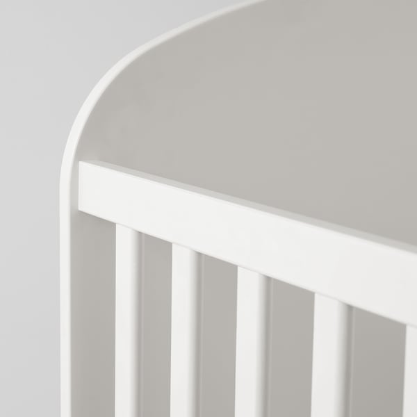 GONATT cot with drawer, white, 60x120 cm