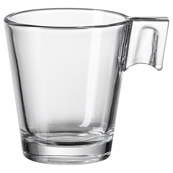 GOTTFINNANDE espresso cup, clear glass, 8 cl