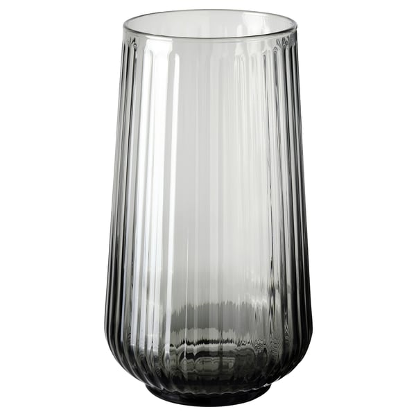 GRADVIS vase, grey, 19 cm