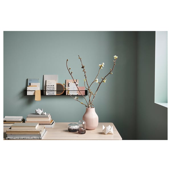 GRADVIS vase, pink, 21 cm