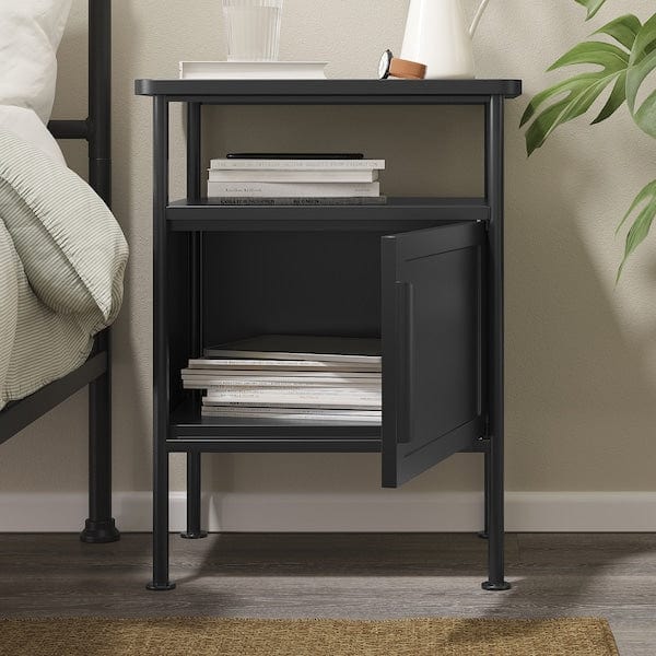Ikea GRÅFJÄLLET - Bedside table, anthracite, 45x36x59 cm