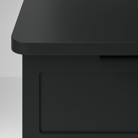 GRÅFJÄLLET wall-mounted bedside table, anthracite, 42x29x31 cm