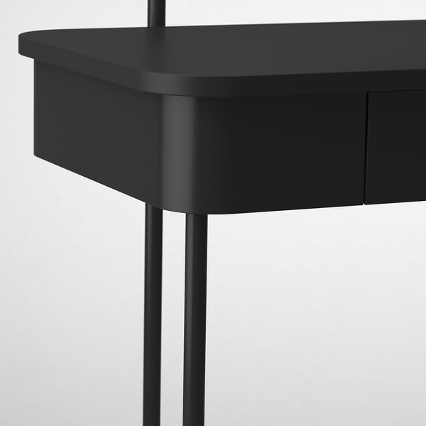 GRÅFJÄLLET dressing table, anthracite, 100x42 cm