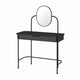 GRÅFJÄLLET dressing table, anthracite, 100x42 cm