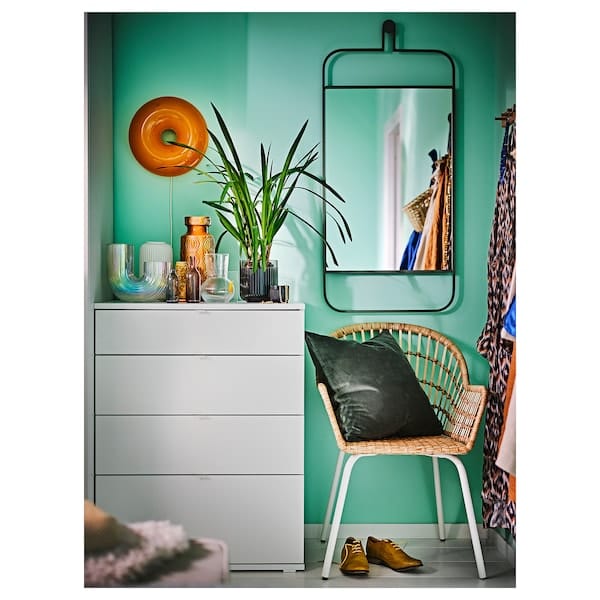 Ikea GRANVÅG - Mirror, wall hanging/green, 50x110 cm