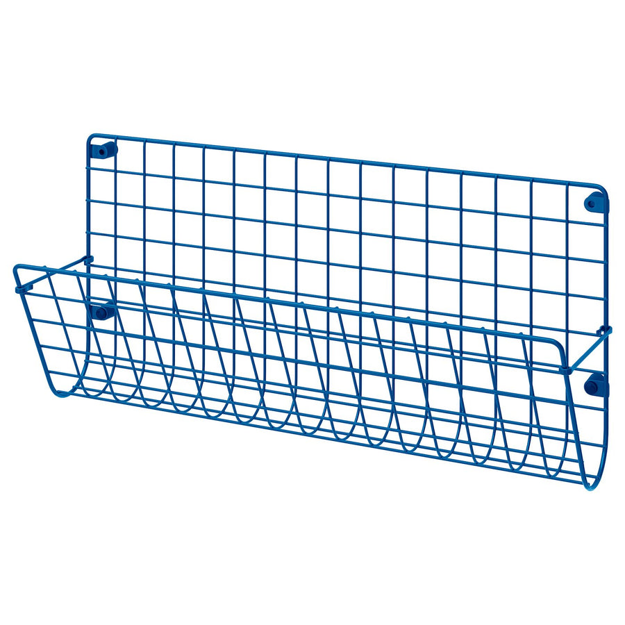 GREJIG wall pocket, blue, 58x17x28 cm