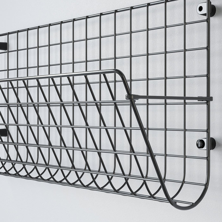 GREJIG wall pocket, grey, 58x17x28 cm