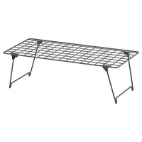 GREJIG shoe rack, grey, 58x17x27 cm