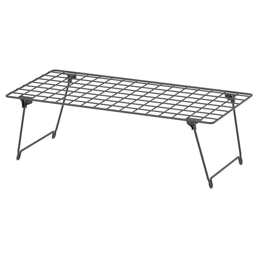 GREJIG shoe rack, grey, 58x17x27 cm