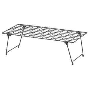 GREJIG shoe rack, grey, 58x17x27 cm