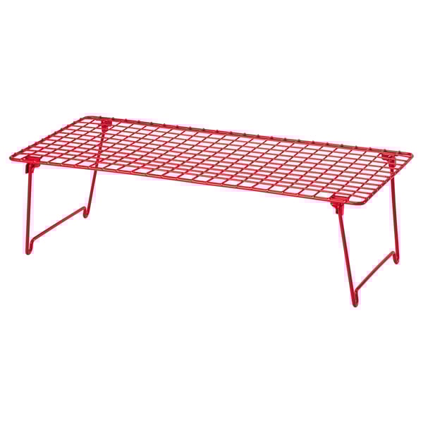 GREJIG shoe rack, bright red, 58x27x17 cm