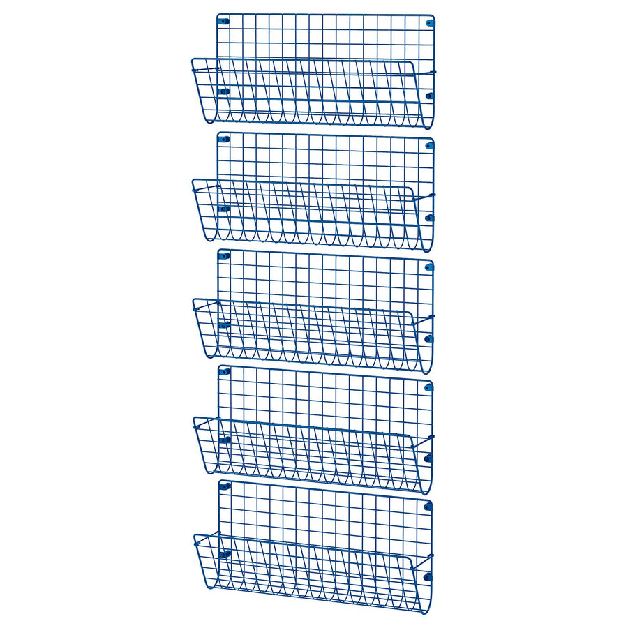 GREJIG hallway furniture, set of 5, blue