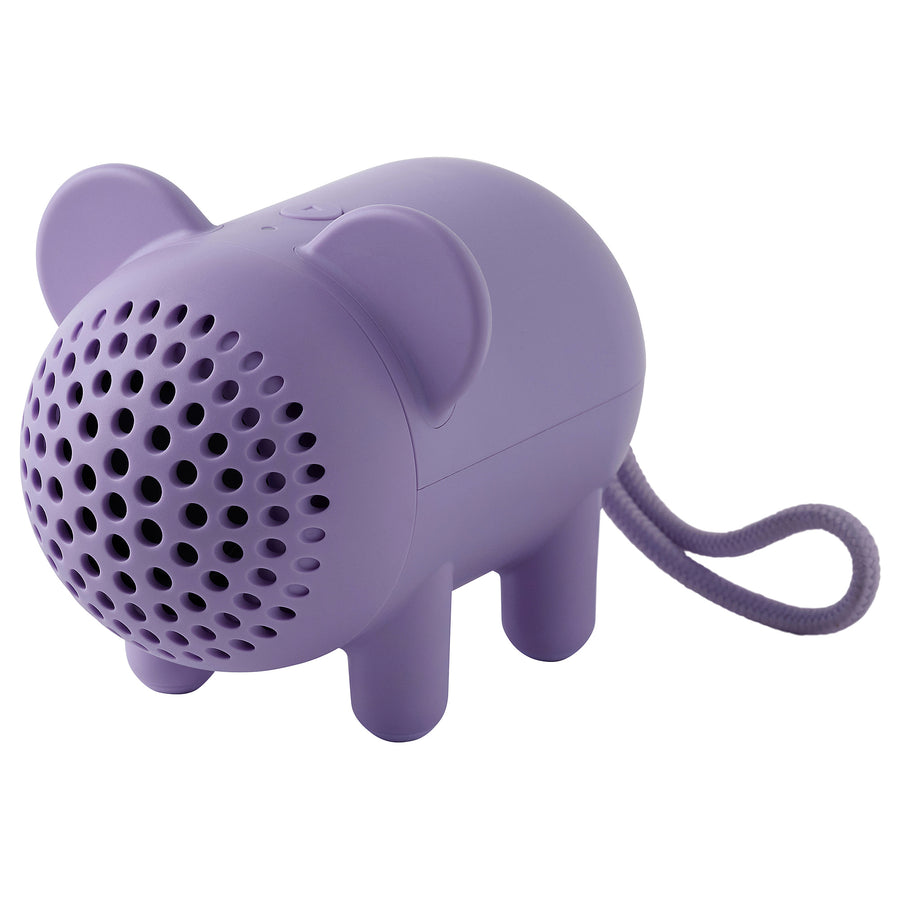 GREJSIMOJS portable Bluetooth speaker, mouse/purple, 13x8.6 cm