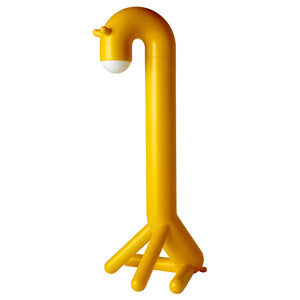GREJSIMOJS LED decoration lighting, floor, giraffe/yellow battery-operated, 38x75 cm