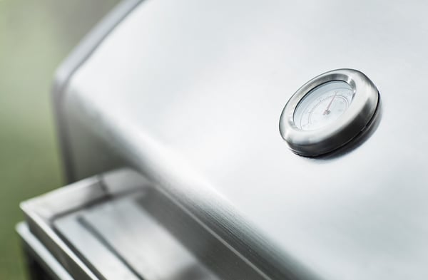 GRILLSKÄR outdoor kitchen, stainless steel, 244x61 cm
