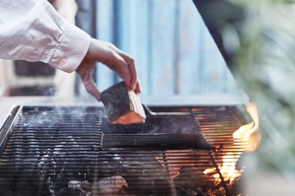GRILLSKÄR kitchen sink ut/chrcl bbq, outdoor, stainless steel, 258x61 cm