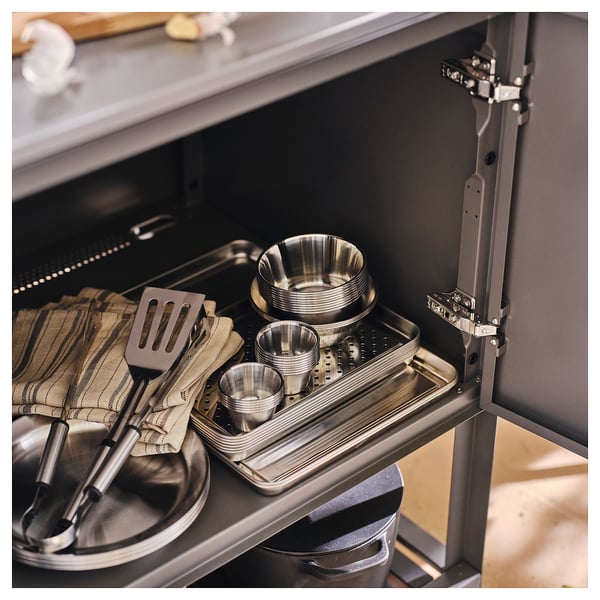 GRILLTIDER bowl for dip sauce, stainless steel